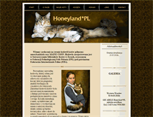 Tablet Screenshot of honeyland.pl